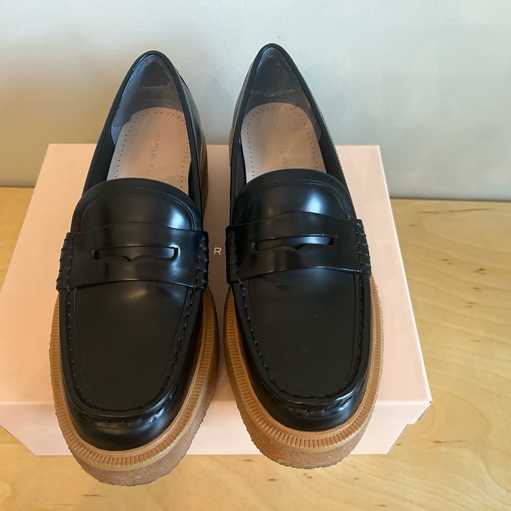 Loeffler Randall Black Rikki Loafers - Picture 6 of 8